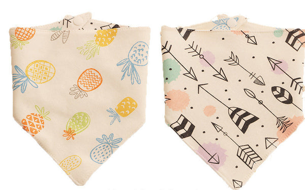 TinyTrends Bib – Adorable & Absorbent Triangle Scarf